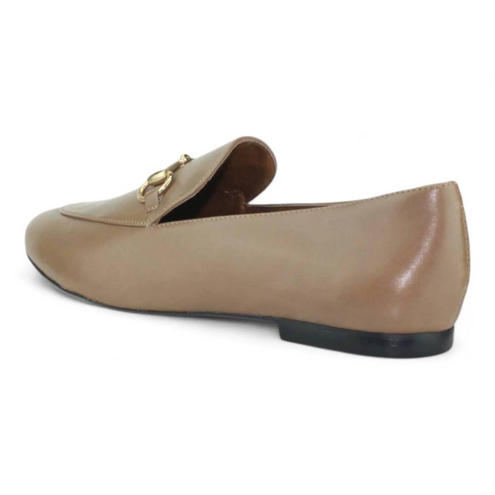 NEW CARRANO women's loida smooth leather loafers in desert - Picture 2 of 4